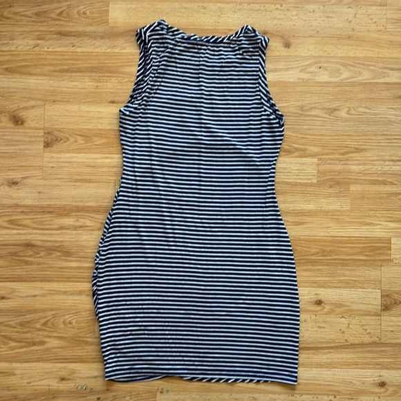 Blue and white striped dress - size XL - Picture 2 of 6